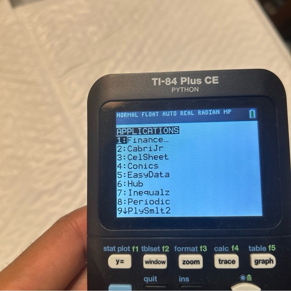 Texas Instruments TI-84 Plus CE Python Graphing Calculator w Cable Black Tested - Picture 9 of 11